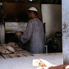 Morning queue for fresh bread by Brandon Kim Morning queue for fresh bread by Brandon Kim
