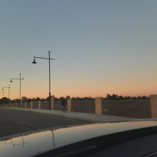 Late driving by Stella, age 12 Late driving by Stella, age 12