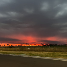Sky after hot day by Paris, age 7 Sky after hot day by Paris, age 7