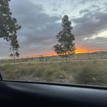 Sunset in Wyndham by Kayna, age 10 Sunset in Wyndham by Kayna, age 10