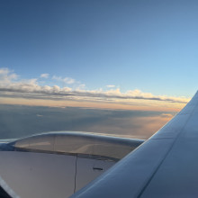 View of the plane by Kyra, age 8 View of the plane by Kyra, age 8