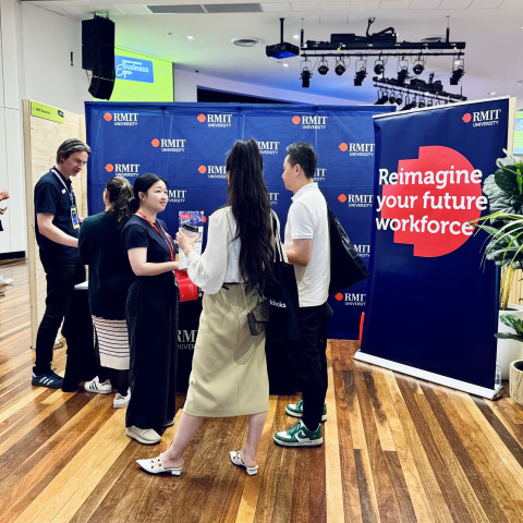 RMIT booth