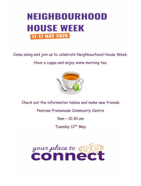 Neighbourhood House Week Morning Tea
