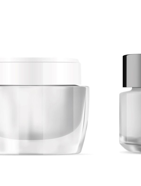 Beauty containers (glass)