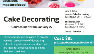 Cake Decorating - The Next Layer course at Tarneit