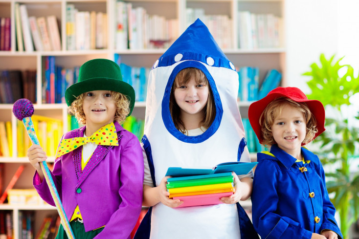 Children dressed as book characters