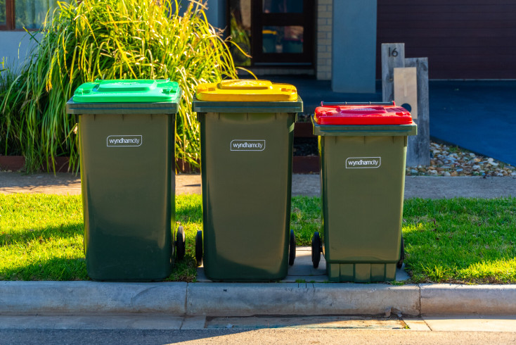 3 Waste Bins 