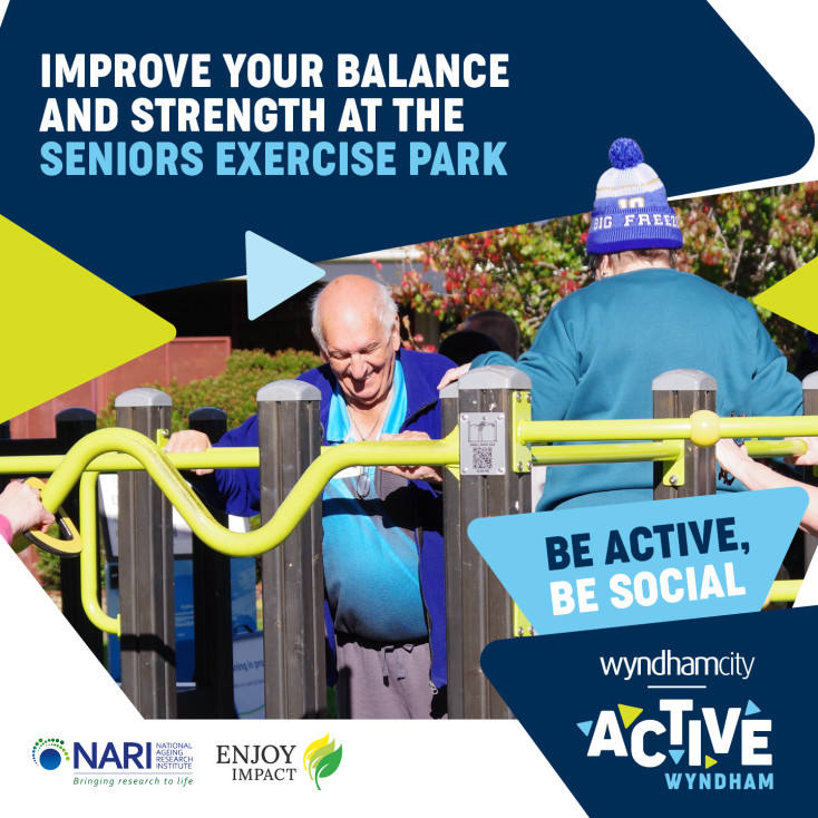 a group of people are exercising on outdoor exercise equipment