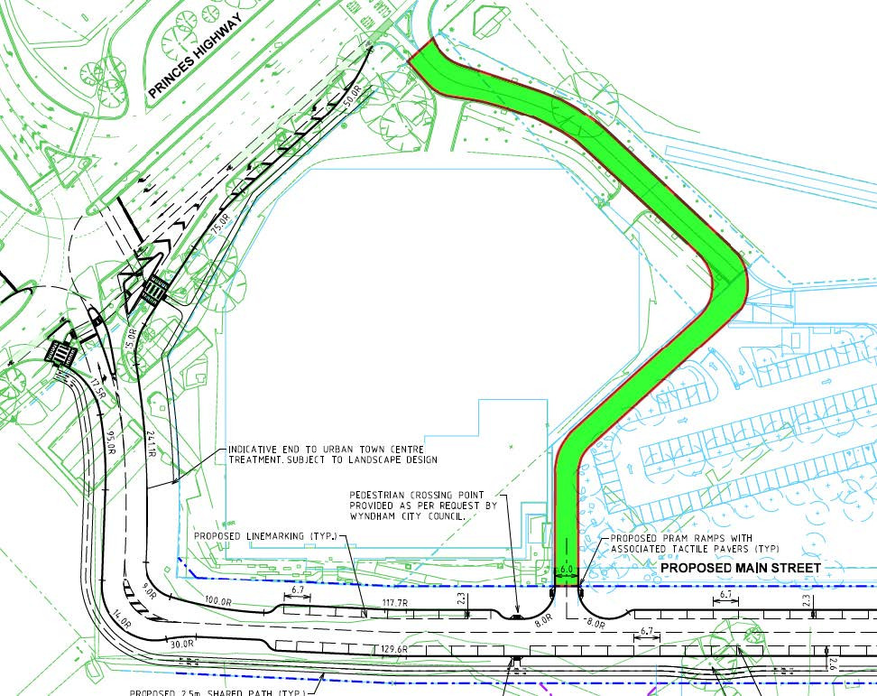 proposing to name a currently unconstructed service road that will service the Werribee Police Station and the future law courts in Wyndham