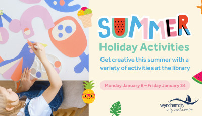 Summer Holiday Activities - get creative at the library