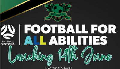 flyer that says Football for All Abililities