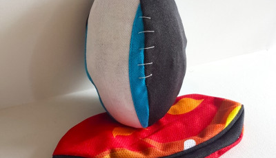 Scrap Fabric Football