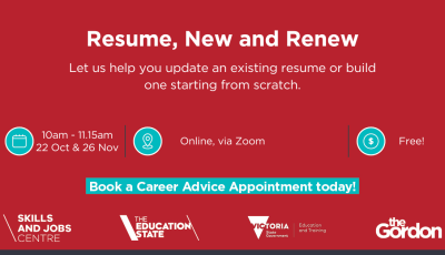 Resume, New and Renew