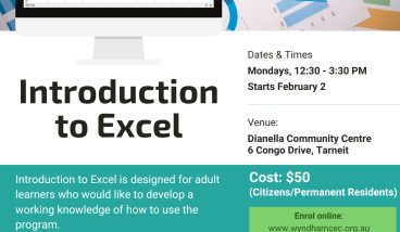 Introduction to Excel Course