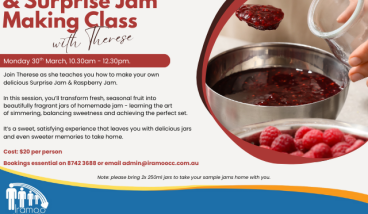 Cooking with Therese - Raspberry Jam & Surprise Jam Making Workshop