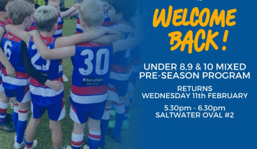 a flyer with kids in a circle with their arms around each other wearing blue, white and red sports tops