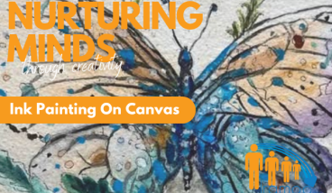 Nurturing Minds Through Creativity - Ink Painting on Canvas