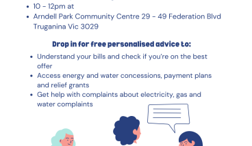 Free Energy & Water Bill Help - Drop-in Session