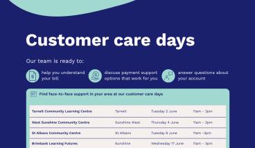 Greater Western Water Customer Care Day