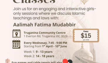 Khoja Jamaat Melbourne - Girls Classes