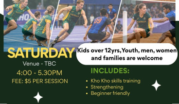 Intro and training - KHO KHO - a sport of chase and tag