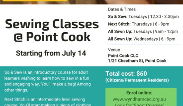 So & Sew - Introduction to Sewing Course