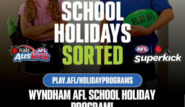 AFL Holiday Program Ready, Set, Kick!! Tarneit