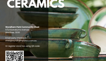 Wyndham Park Community Shed - Ceramics Term 4 2026