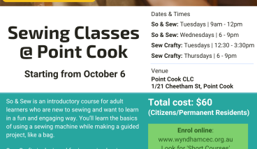 So & Sew - Introduction to Sewing Course