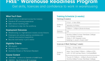 FREE Warehouse Readiness Course